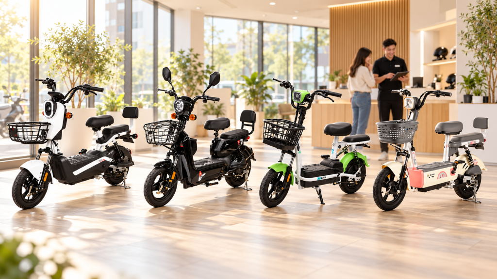 Four Falcon electric bike models displayed for the best e bike brands buying guide
